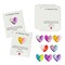 Wrapables Pocket Hug Valentines Day Token Heart Gift with Greeting Card (Set of 8)